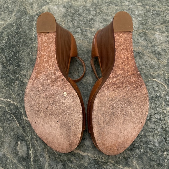 Tan Wedge Sandals — Brooks Brothers - Picture 8 of 9